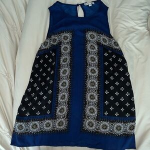 Artisan NY blue silk tank top for young woman (size small)